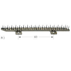 주문 Artos Stenter 기계 Pin 막대기 Bruckner 구리 Stenter는 Pin 격판덮개를 분해합니다 online manufacture