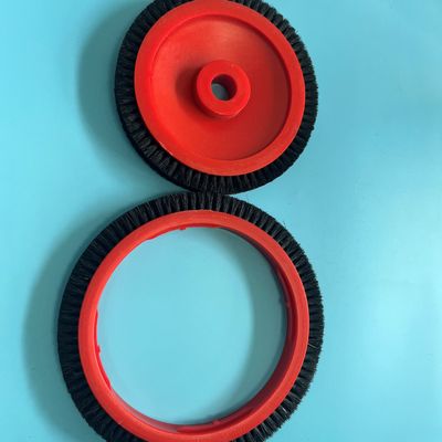 주문 큰 몬포르스 너비 내기 기계 부품과 작은 빨간 솔연마바퀴 검은 털 표준 크기 online manufacture
