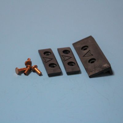 주문 섬유 기계 부품 Artos Stenter 슬라이딩 패드 탄소 엿보기 패드 구리 리벳을 포함한 세트 online manufacture