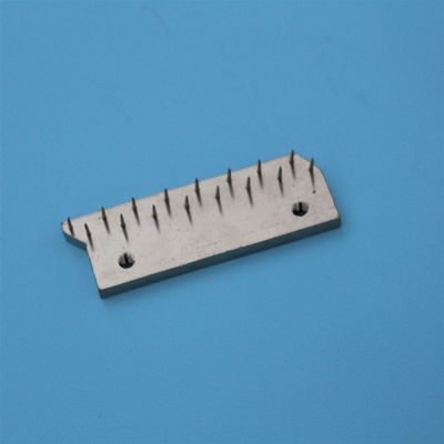 주문 직물 끝마무리 기계 부속품 Santex Stenter Pin 막대기 동판 탄소 강철 바늘 판 online manufacture