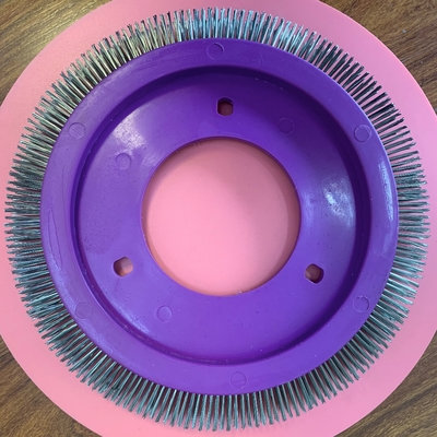 주문 Stenter Machine Parts Lk Stenter Brush Purple Plastic Body Stainless Steel Material Hair 3 installation holes 온라인 제조