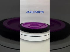 맞춤형 스텐터 기계 부품 붓 바퀴 보라색 플라스틱 몸 혼합 된 빗자루 돼지 털 8 구멍